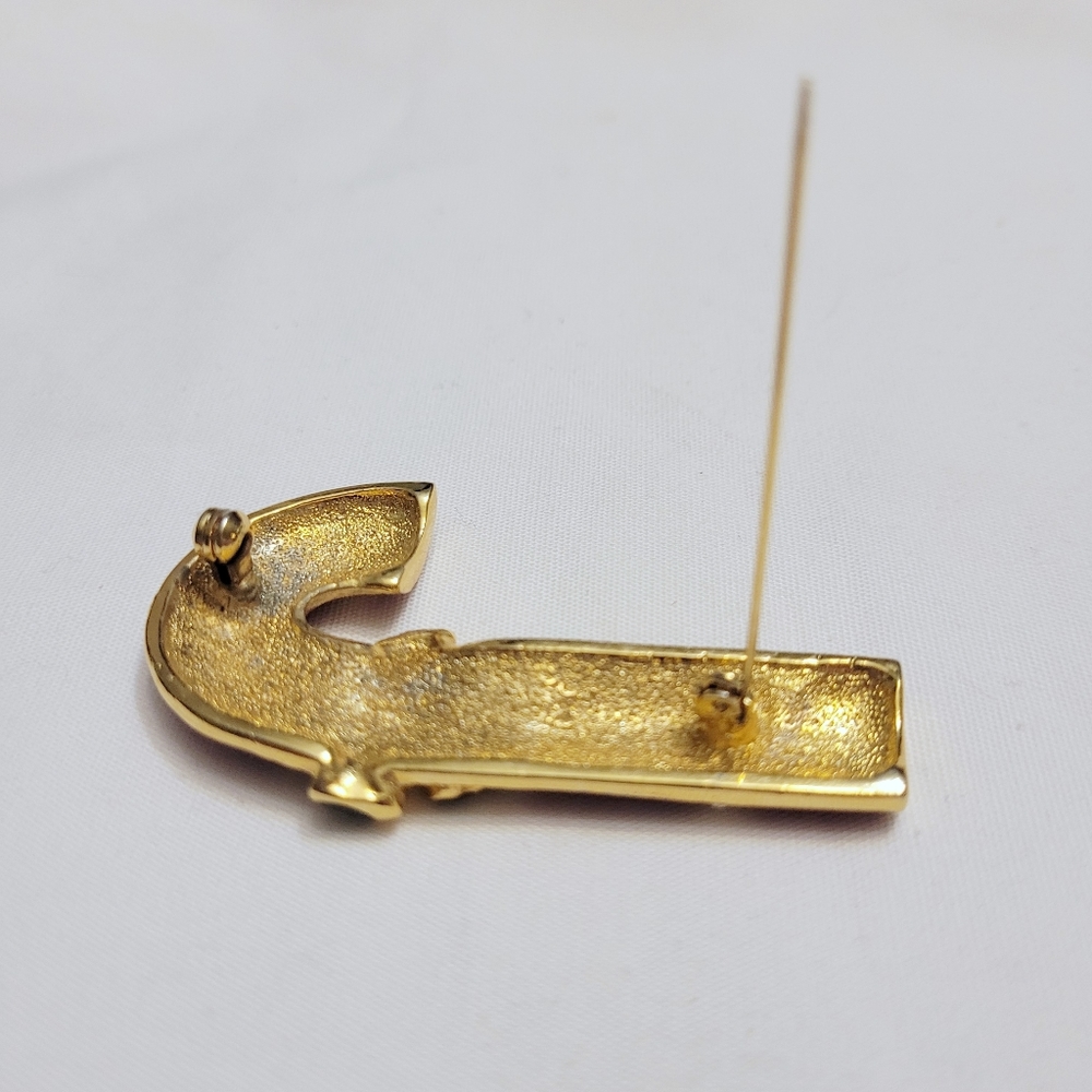 Vintage Candy Cane Brooch - Picture 6 of 7
